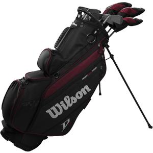 Wilson Deep Red Tour Complete Set with Stand Bag - Men's Righ Hand, Standard