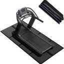 Treadmill Walking Pad Mat,63"x25.6",75"x30",1/4" Thick Exercise Bike Mats for Carpet/Hardwood Floors,Mat for Under Treadmill/Rowing on Carpet,Foldable Exercise Equipment Mat,Noise Shock Absorption