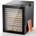 Food Dehydrator 12 Trays Large Dryer Machine, Commercial Stainless Steel Dehydrators