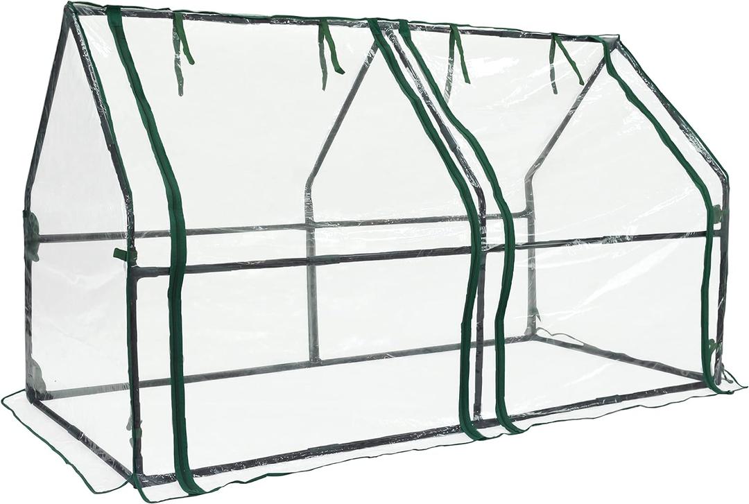 Gardzen Mini Greenhouse Heavy Duty Portable Green House, Clear Tent Small Greenhouse for Indoor Outdoor Plants 71.7(L) x36.2(W) x42.5(H) Gardzen Mini Greenhouse Heavy Duty Portable Green House, Clear Tent Small Greenhouse for Indoor Outdoor Plants 71.7(L) x36.2(W) x42.5(H)