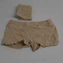 LUEXBOX Pocket Pantie for Women, Travel Underwear with Secret Pocket Panties Women's, 2 Packs (Light Brown) (Medium)