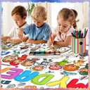 2 x DDMY Giant Coloring Poster, 72 x 35.5 Inch Career Dream Theme Versatile Coloring Table Cloth for Kids, Large Coloring Tablecloth Drawing Paper for School Party/Kids Party/Special Events Decoration