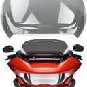 12" Wave Windshield Windscreen Wind Splitter Compatible for Harley Davidson Touring CVO/SE FLTRXSE 2023-2024 2025 2026 FLTRX/CVO ST FLTRXSTSE 2024-2026, Smoke