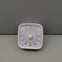 Yunbaoit Visual Timer with Night Light, 60-Minute Rainbow Countdown Timer for Kids and Adults, Time Management Tool for Home, School, Kitchen, or Office (White)