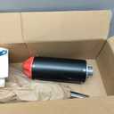 28mm High Performance Exhaust Muffler Silencer Pipe Assembly kit Dirt Bike Motocross CRF50 SSR (Red+Black)