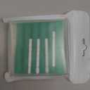 Aligner Tray, 12-Pack Medical Grade Silicone Orthodontic Chompers Aligner Trays Seaters for Invisalign (Green)