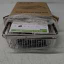 JASIWAY Dish Drying Rack in Sink, Expandable Stainless Steel Dish Drainer for Kitchen Sink, Dish Strainer Rack, Retractable Over Sink Dish Rack with Utensil Holder, 13.1''~16.6''D x 11.8''W, Silver