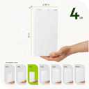 CulinWare Paper Lunch Bags, Paper Grocery Bags, Durable Kraft Paper Bags, 4 Lb Capacity, White, Pack Of 500 Bags