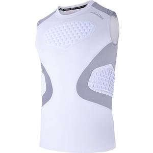 COOLOMG Youth Baseball Chest Protector Padded Shirt Kids Rib Heart Guard Sternum Protection for Softball Football Lacrosse Goalies XS
