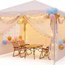 10x10 ft Party Tent, Heavy Duty Pop Up Commercial Canopy with 4 Removable Sidewalls, Waterproof Outdoor Wedding Event Shelter for Patio Backyard Gathering, White