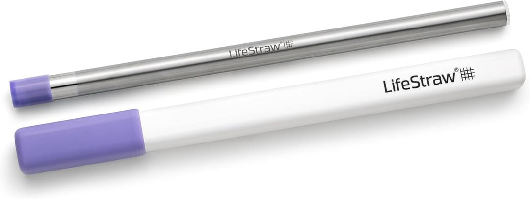 LifeStraw Sip Reusable Stainless Steel Water Filter Drinking Straw