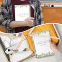 huester Christian Notebook Journal, Joshua 24:15 Bible Scripture Journal, Eucalyptus Botanical Christian Notebooks for Note Taking, Bible Journaling Hardcover Paper Spiral Notebook, 5.5x8.3 Inch