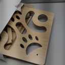 Interactive Wooden Cat Puzzle Toy Box Indoor Hunting Play Toy to Stimulate Your Cats Energy and Instincts (Burlywood)