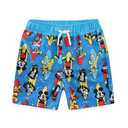 Disney Mickey Mouse Boys UPF 50+ Swim Trunks Shorts Bathing Suit for Toddler and Big Kids Blue Size 5