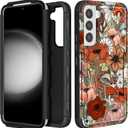 Plakill for Samsung Galaxy S21 Case - Women Cute Girls Phone Cover Cool Aesthetic Unique Design Teen Kawaii Mushroom Heavy Duty Protective Hard Shockproof Military Grade Funda for Galaxy S21