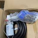 12V Fuel Transfer Pump 15 GPM, Diesel Transfer Pump 12 Volt with Auto Shut Off Nozzle, Hose & Filter, Electric Gasoline Transfer Pump Kit for Fuel Tank, Gasoline, Diesel, Kerosene