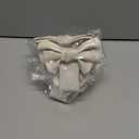 2 x 2PCS Car Hooks for Purses and Bags, Cute Bow Car Seat Headrest Hook, Car Accessories Multipurpose Back Seat Hanger Storage Organize Universal for Vehicles (2PCS-White Bowknot)