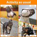 Mayerzon Pitbull Muzzle for Large Medium Sized Dogs to Prevent Biting Scavenging, Basket Muzzle for Rottweiler Staffordshire Terrier in Grooming Training, Allow to Pant Drink, Lightweight and Sturdy L