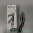 ZGear Key Chain Braided Flat Charge Cable