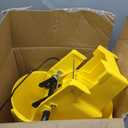 SPARTA Commercial Mop Bucket with Side Press Wringer, Floor Cleaning Essentials for Commercial and Home Use 26 Quart Capacity, 1 Count, Yellow