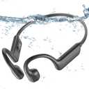 2025 New Bone Conduction Headphones, Open-Ear Wireless Bluetooth 5.4 Swimming Headphones, 32G Memory Sports Earbuds, 10Hrs Playtime,IP68 Waterproof Earbuds for Sports, Running, Cycling