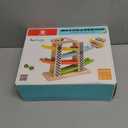 Toddler Toys for 1 2 Year Old Boy and Girl Gifts Wooden Race Track Car Ramp Racer with 4 Mini Car