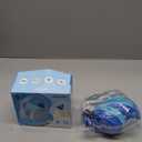 iClever Kids Bluetooth Headphones with LED Lights, 43H Playtime, Type-C Fast Charging, BTH18 Safe Volume 74/ 85dBA, Bluetooth5.3, Toddler Headphones Aux Cord for iPad/ Tablet/ Travel/ School, Blue