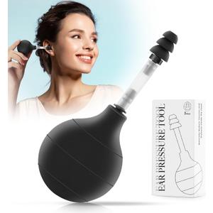 2 x Ear Pressure Relief Device, Migraine and Headache Relief Products, Naturally Reduce Tension, Pressure & Pulsating Symptoms Through Inner Ear Pressure Balance（1pc）