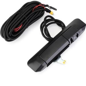 Tailgate Handle Backup Camera Compatible with 2005-2015 Toyota Tacoma Rear View Reverse Camera Handle Tailgate Lock RCA Connector