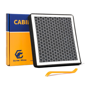 SCREW RHINO HEPA Cabin Air Filter for Tesla Model S/Model X 2021 2022 2023 2024 2025,Activated Carbon, 5-Layer Filter, Stronger Filtering,Low Air Resistance.