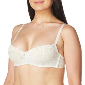Wonderbra Women's Refined Glamour Balconette Bra (36E, Ivory)