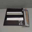 Refrigerator Shelf Organizer Magnetic Paper Towel Holder Kitchen Fridge Spice Rack Storage Spice Jars Holder(Black) (Medium)