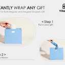 Vitalizart Paper Gift Bags With Ribbon Handles Set of 10 Assorted Colors Bulk Reusable For Gift Wrap Girls Kids Birthday Bridal Shower Party Favors Goodie Bags Candy Christmas 7.87"x3.54"x7.09" Small