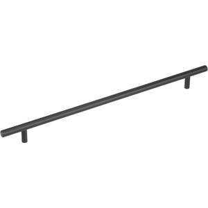 Amerock Bar Pulls 12-5/8 inch (320mm) Center-to-Center Matte Black Cabinet Pull, BP19014MB