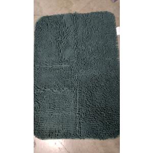 Bathroom Rugs Sets 1 Piece, Soft Absorbent Chenille Bath Mat Quick Dry, Home Decor Accessories, Bath Mat for Floor (30"x20" Blackish Green)