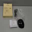 TECKNET Wireless Mouse Rechargeable, 2.4G USB-A Silent Mouse, Quiet Click, 6 Adjustable 4800 DPI, Cordless Computer Mice, Ergonomic Mice for Laptop, 6 Buttons for Chromebook, Ergo Grip - Black