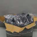 Heated Blanket Throw with 1/2/4/6/8 Hours Auto-Off 10 Heat Level, 50'' * 60'' Cozy Faux Rabbit Fur Bubble Electric Blanket with Overheat Protection(Dark Grey)