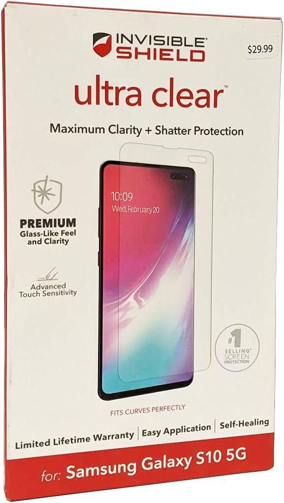 3 x ZAGG Ultra Clear Screen Protector for Samsung Galaxy S10 5G - Clear 3 x ZAGG Ultra Clear Screen Protector for Samsung Galaxy S10 5G - Clear