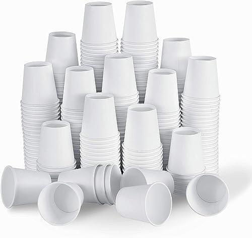 Brandon-super [300 Count - 2 oz] Small Paper Cups, Mouthwash Cups Bathroom Cups Mini Cups Small Disposable Cups