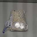 AmazerBath Boho Shower Curtain, Modern Farmhouse Shower Curtain Set with Tassels, Rustic Faux Linen Green Striped Shower Curtain with Hooks, Light Tan Toned, 72x72 Inches