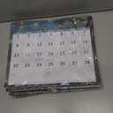 6 x Calendar 2026-2027 - 3 Month Wall Calendar Vertical Display (Folded in a Month), April 2026 - July 2027, 11" x 26", 3 Month Calendar, 2026-2027 Wall Calendar with Thick Paper, To-do & Notes - Green