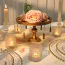 SUPMIND 24 Pcs Votive Candle Holders, Glass Holders Bulk for Table Centerpiece, Tea Lights Candle Holders for Wedding Shower, Party and Home Decor Iridescent