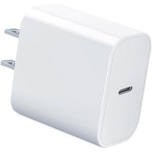 USB-C Charger Block 20w Compatible with Apple Watch Block, iWatch Series Ultra/10/9/8/7/6/SE/SE2/5/4/3,iPhone 16/15,gvmkwejk Type-C PD Fast Charging USBC Power Adapter,1-Pack White