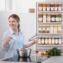 SMRCAD Magnetic Spice Rack for Refrigerator, 4pack Magnetic Shelf for Fridge Space Saving Seasoning Organizer for Any Metal Surface No Drilling Needed(PINK -cut out, 4pack)