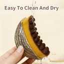 3 x Lymphatic Contour Face Brush - Our Contour Face Brush for Lymphatic Drainage is expertly Designed to Reduce Puffiness and Awaken Your skin's Natural Radiance (Coffee Brown)