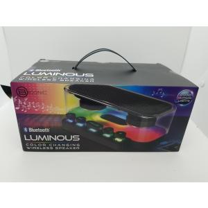 BICONIC LUMINOUS COLOR CHANGING WIRELESS SPEAKER BLACK