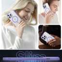 Magnetic for iPhone 13 Pro Max Case [Compatible with MagSafe] [10FT Military Grade Drop Tested] Slim Translucent Matte Case for iPhone 13 Pro Max Phone Case, Light Purple(6.7")