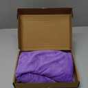 Qomfor Microwave Heating Pad - Large Microwavable Wheat Bag Heat Pack for Neck and Shoulders, Pain Relief, Back Pain, Arthritis, Period Cramps - Reusable Lavender Heating Pad (Purple)