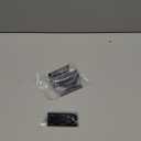 QCAA Heavy Duty 3 Fold Retro Chest Hinge, Half Surface for Chest, Cabinet, Furniture, 3" x 1.8mm, Matte Black, Made in Taiwan, 4 Pack