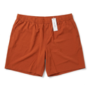 ODODOS Men's Athletic Shorts with Pockets 7" Quick Dry Lightweight Workout Gym Running Shorts, Rust, XX-Large